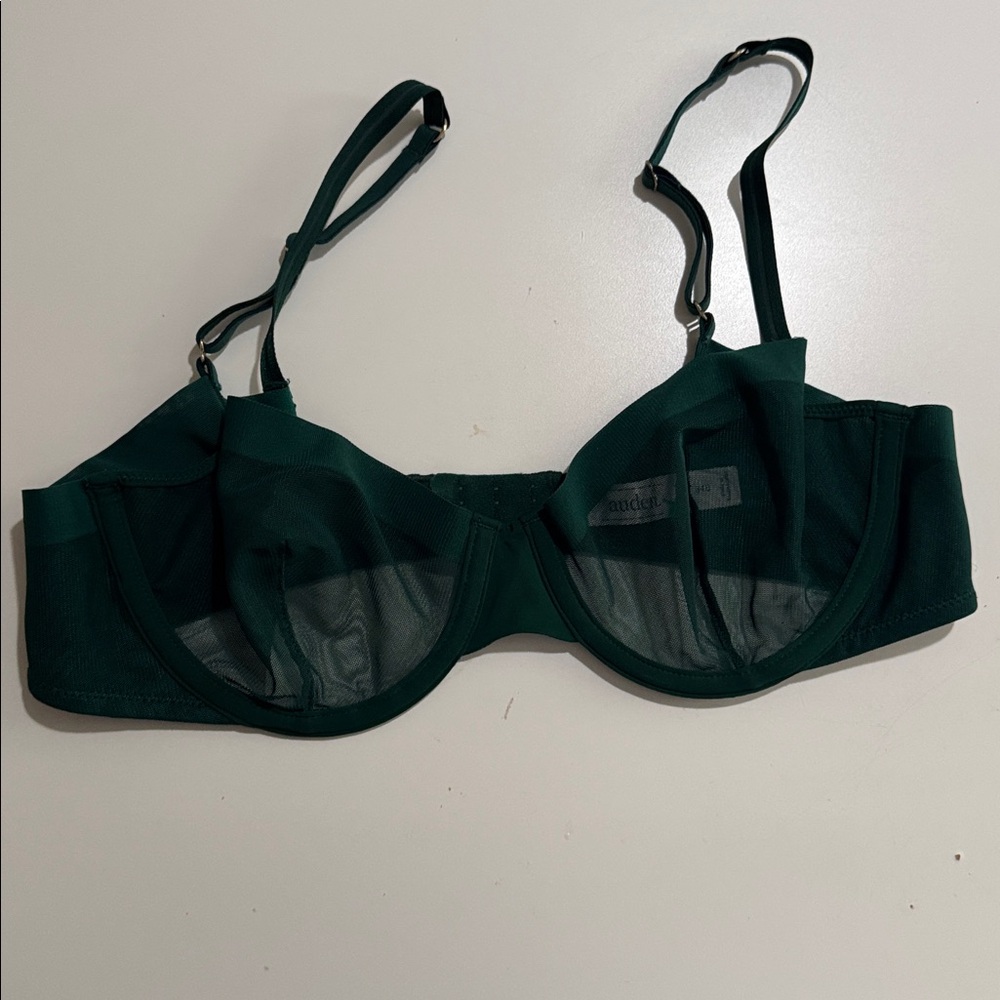Auden Deep Green Underwire Bra